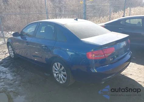 2014 Audi A4 2.0T Premium z USA, uszkodzony, nr VIN WAUBFAFLXEN014199